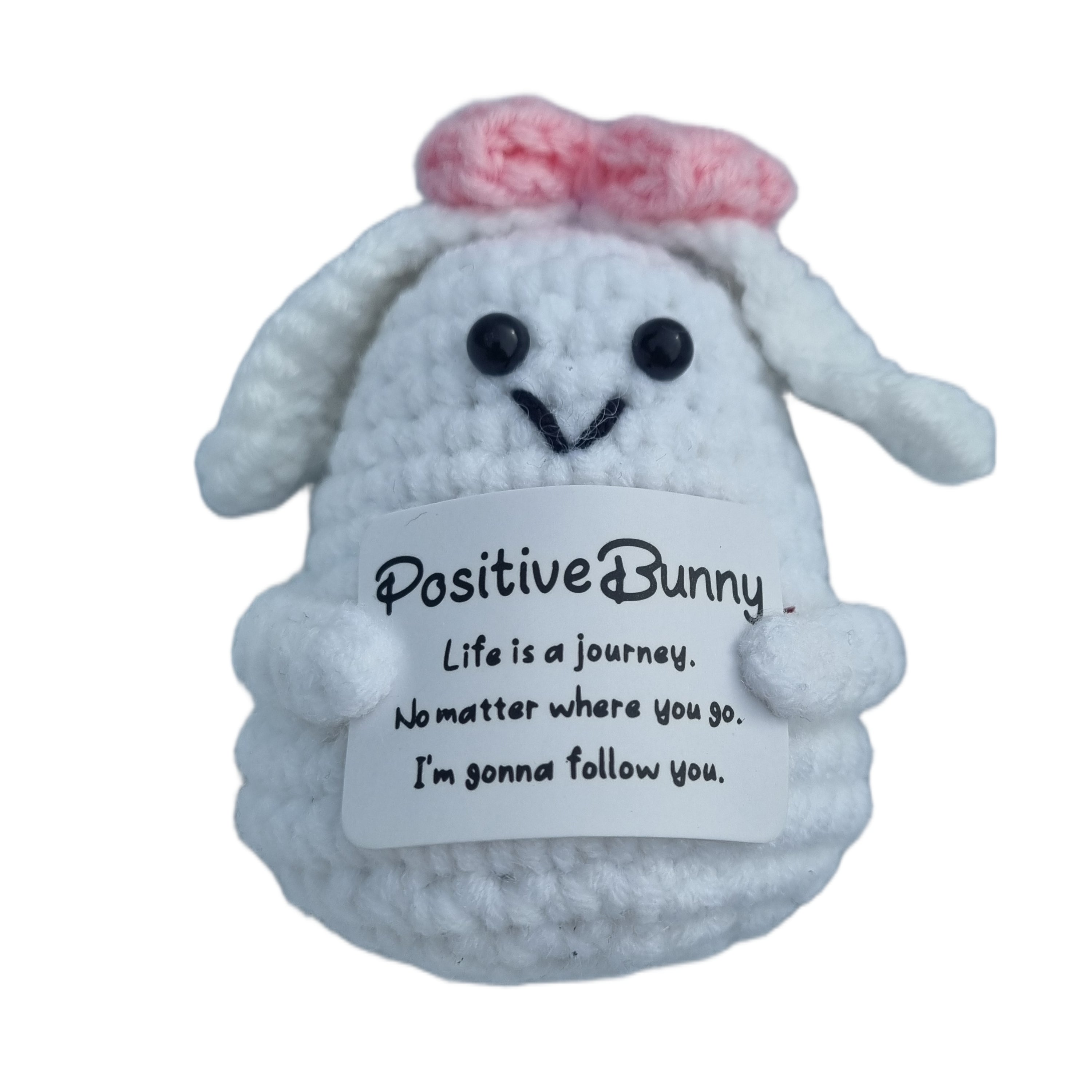 Handmade Positive Inspirational Crochet Plush Set of 7