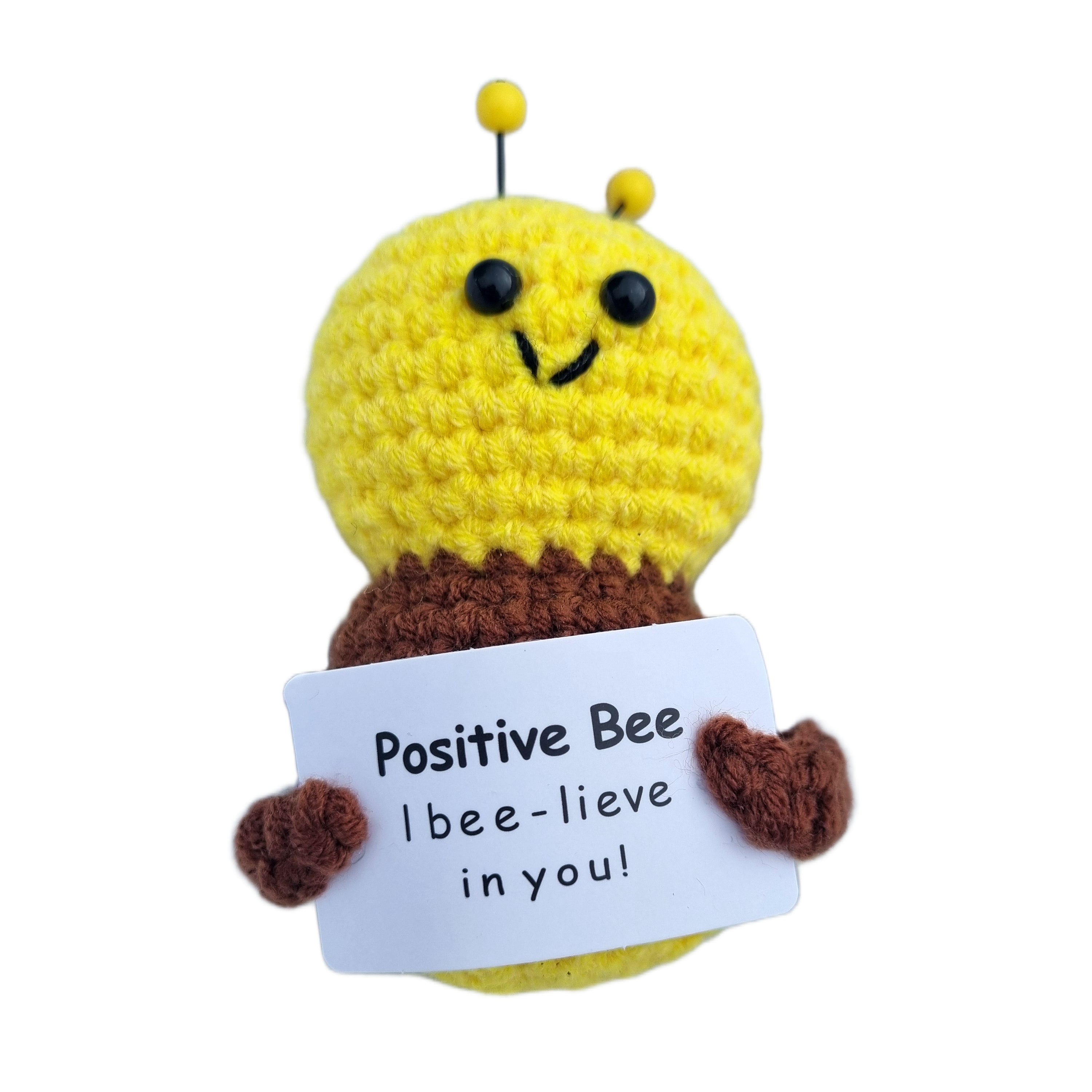 Handmade Positive Inspirational Crochet Plush Set of 7