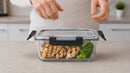 5-Piece Glass Food Storage Container Set with Airtight Lids – 1050ml-11