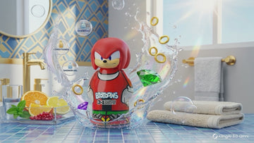 Knuckles Sonic Kids 3in1 Shampoo Conditioner Shower Gel Bath Wash 300ml - 0