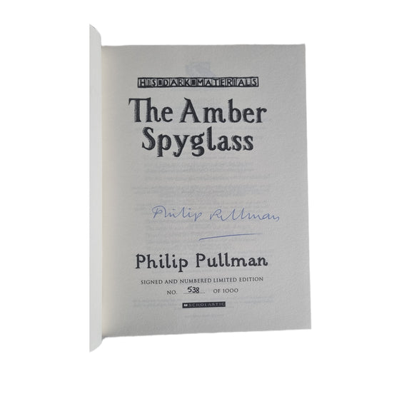 His Dark Materials Trilogy Philip Pullman Books Signed & Limited
