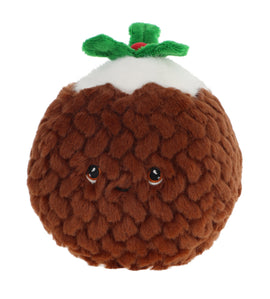 Christmas Pudding soft Toy Cute Christmas eve Gift - Stocking Filler - 0