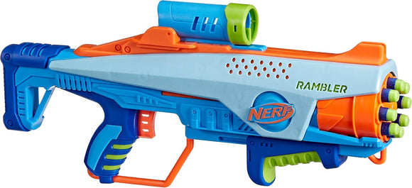 Nerf Elite Junior Rookie Pack Blaster with 32 Darts & Targets | Easy Play Foam Dart Gun for Kids Indoor Outdoor Games