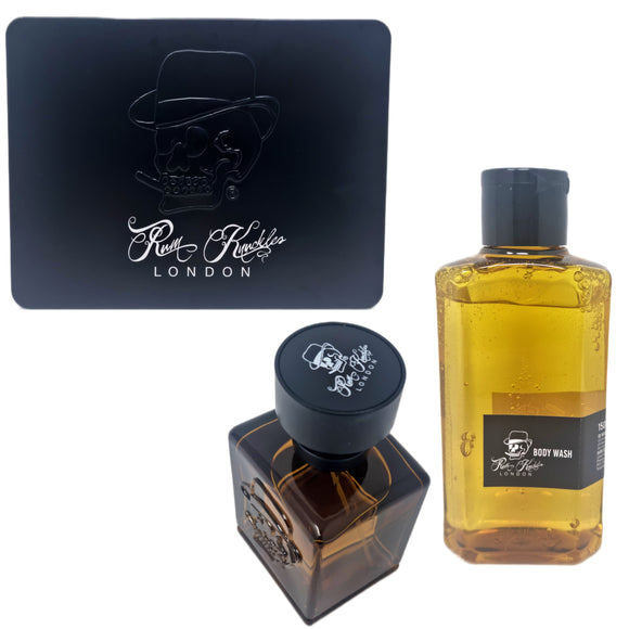 Rum Knuckles Men's Eau de Toilette 100ml & Body Wash 150ml Gift Set