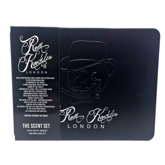 Rum Knuckles Men's Eau de Toilette 100ml & Body Wash 150ml Gift Set