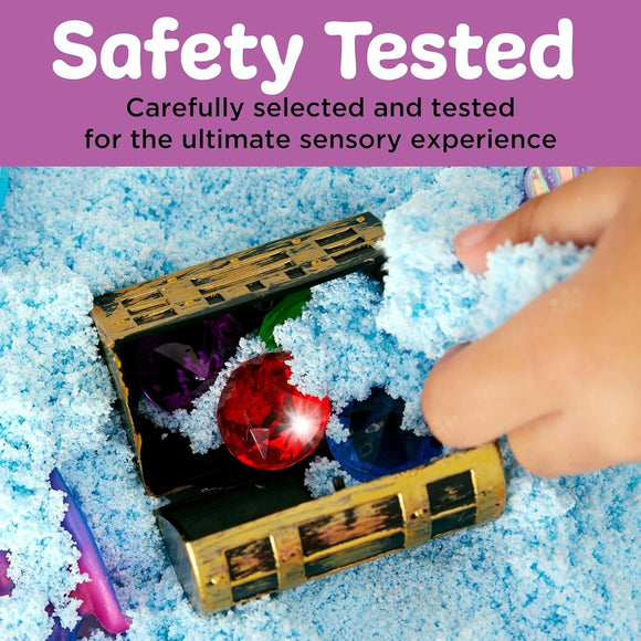 Creativity for Kids Sensory Bin - Mermaid Theme | Toddler Sensory Play Kit with Sand, Mermaids, Treasure Chest & Ocean Toys | Educational Fine Motor Activity for Kids Ages 3+