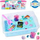 Creativity for Kids Sensory Bin - Mermaid Theme | Toddler Sensory Play Kit with Sand, Mermaids, Treasure Chest & Ocean Toys | Educational Fine Motor Activity for Kids Ages 3+-8