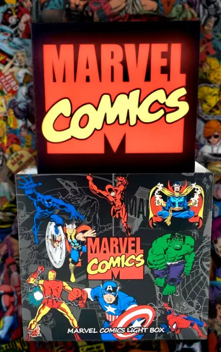 Marvel Comics Wall Bedroom Light Logo Design