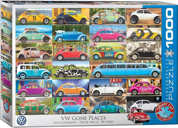 Eurographics VW Gone Places 1000 Piece Jigsaw Puzzle