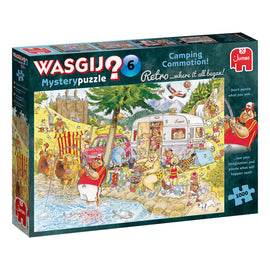 Jumbo, Wasgij Retro Mystery 6 - Camping Commotion BOX DAMAGED