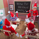 Elves Behaving Badly Xmas Shelf Elf Naughty Boy Girl Christmas Set Of Two-4