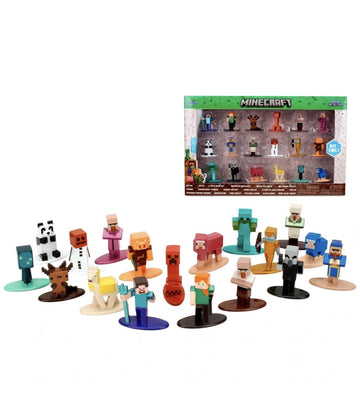 Minecraft Nano Metal Figures Wave 13 18-pack collectible die-cast figures