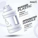 MANGO Water Bottle 2.2 Litre BPA Free Sports Gym Workout Drinking with Straw-11