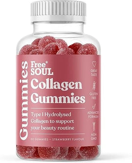 Free Soul Collagen Gummies High Strength Marine Type 1 Hydrolysed 60 Pack