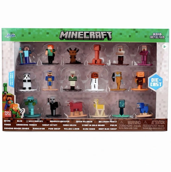 Minecraft Nano Metal Figures 18 Pack Wave 13