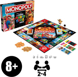 Monopoly The Super Mario Bros. Movie Edition Kids Board Game by Hasbro - 0