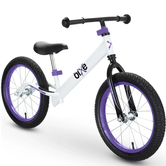 Bixe Pro Balance Bike 16" Aluminium Violet for Kids 3 to 7 Years