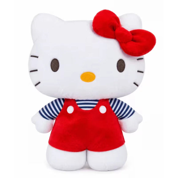 Large Hello Kitty stuffed plush doll 50cm with colourful outfit and signature bow
