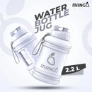 MANGO Water Bottle 2.2 Litre BPA Free Sports Gym Workout Drinking with Straw-13