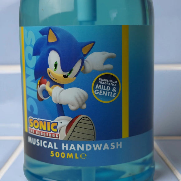 Sonic Musical Hand Wash 500ml Bubblegum Scent Gentle Soap Pump