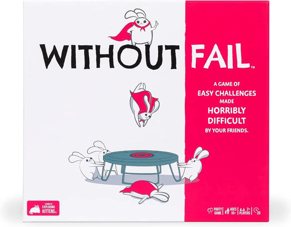  Without Fail adult and family party challenge card game
