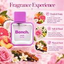  Bench Haze for Her fruity floral woody perfume in a compact 30ml spray bottle
