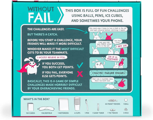  Without Fail party game for adults families and friends

