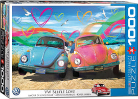 VW Beetle Love 1000 piece jigsaw 680mm x 480mm (pz)