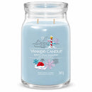  Yankee Candle North Pole Hideaway large garden candle in white metal tin
