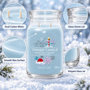  Yankee Candle large outdoor candle with festive North Pole Hideaway fragrance
