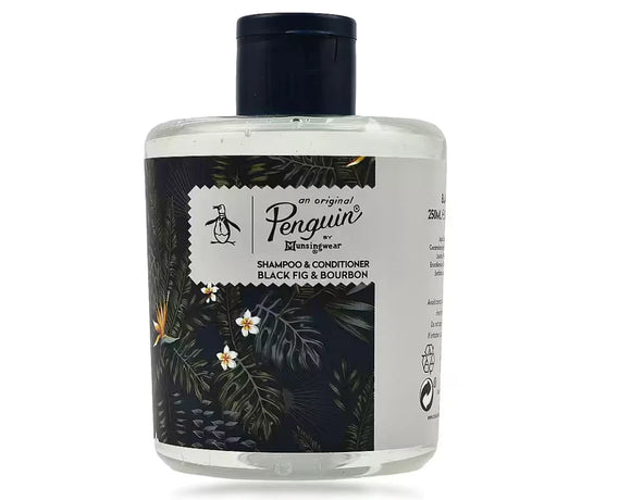 Original Penguin Men’s Grooming Gift Set – Shampoo, Conditioner, Body Wash, Socks & Beanie