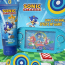  Sonic The Hedgehog kids bath gift set with fruity fresh shower gel
