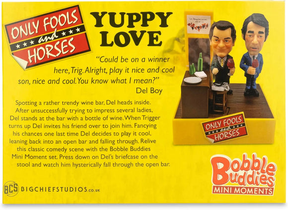 Only Fools and Horses Yuppy Love Mini Moments Bobble Buddies – Del Boy & Trigger Moving Scene