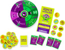  Snack Monster children’s game with 30 colourful cards and 28 snack tokens
