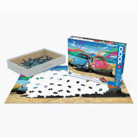 VW Beetle Love 1000 piece jigsaw 680mm x 480mm (pz) - 0