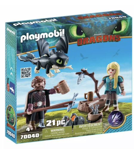 Playmobil 70040 DreamWorks Dragons Hiccup and Astrid with Baby Dragon