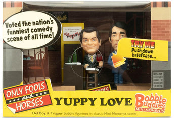 Only Fools and Horses Yuppy Love Mini Moments Bobble Buddies Del Boy and Trigger collectible