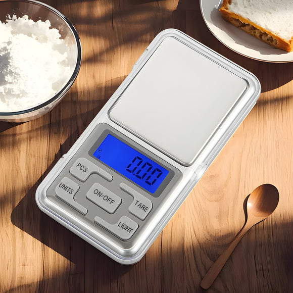 Digital Pocket Precision Scales 0.1 gram to 1000 grams - Batteries Included