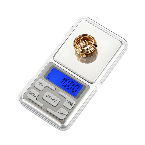 Digital Pocket Precision Scales 0.1 gram to 1000 grams - Batteries Included