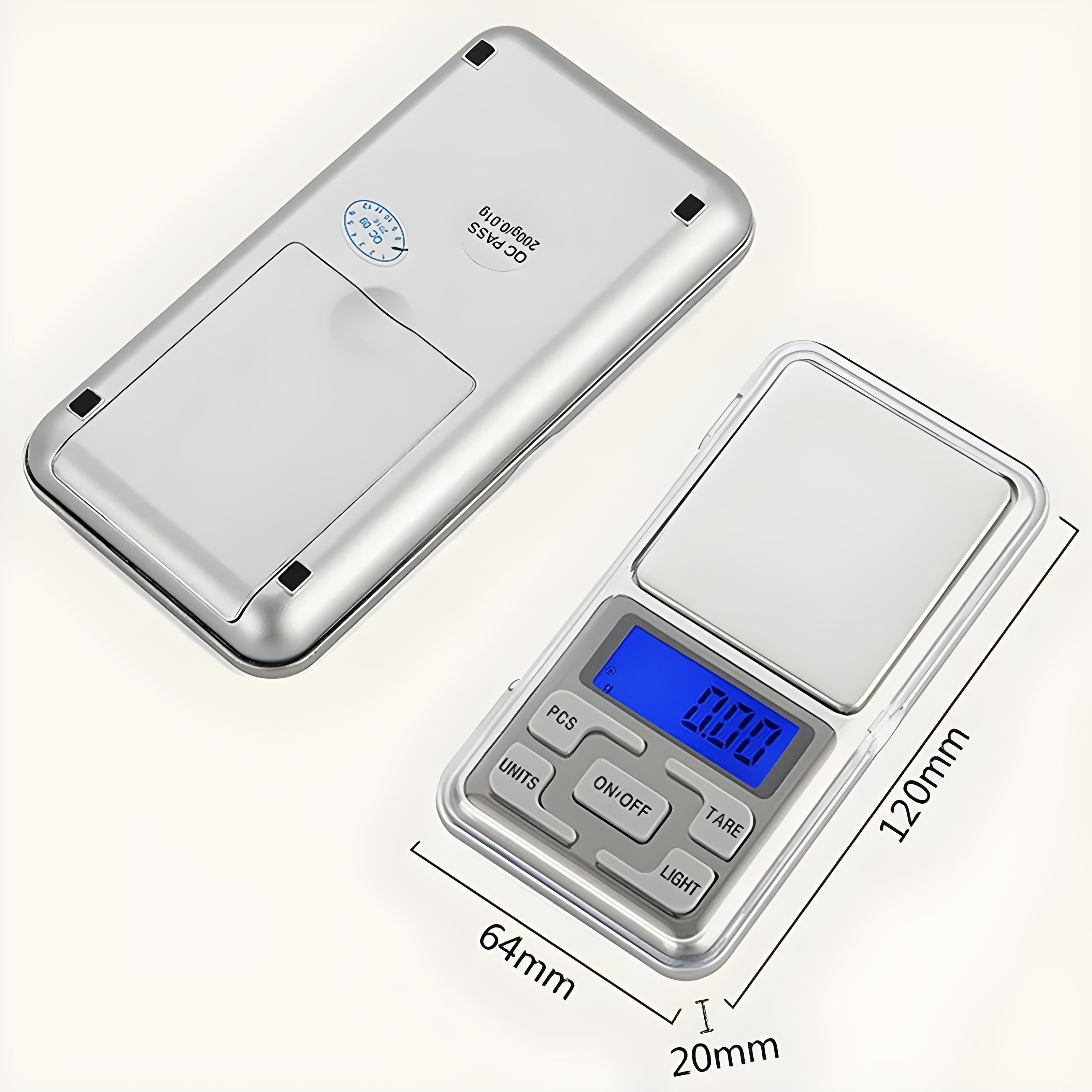 Digital Pocket Precision Scales 500 x 0.01g - Batteries Included