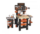 Smoby Black and Decker Kids Mega Centre Workbench with 95+ Accessorie-1