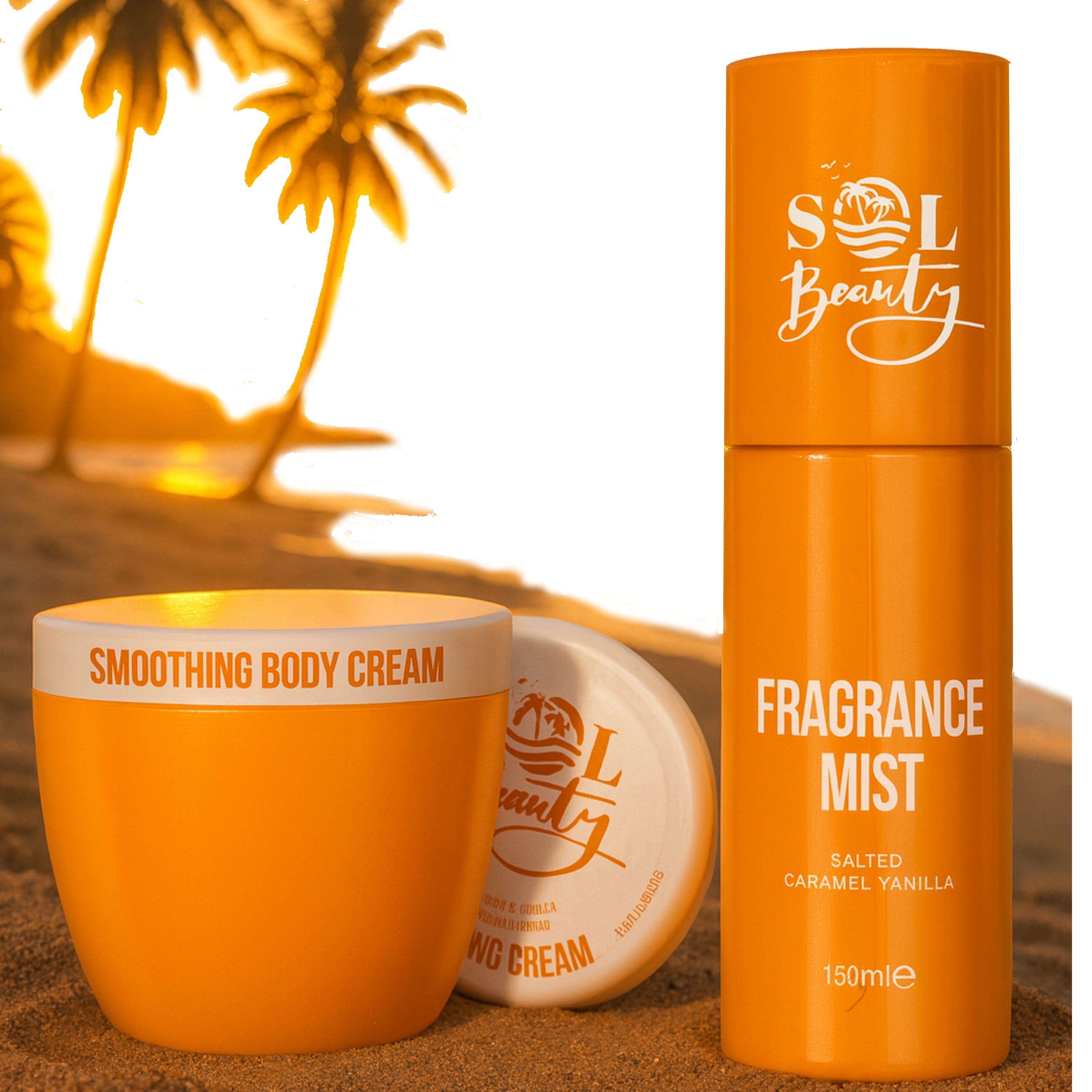 Brazilian Bum Bum Firming Cream & Fragrance Mist Gift Set -  Salted Caramel Vanilla