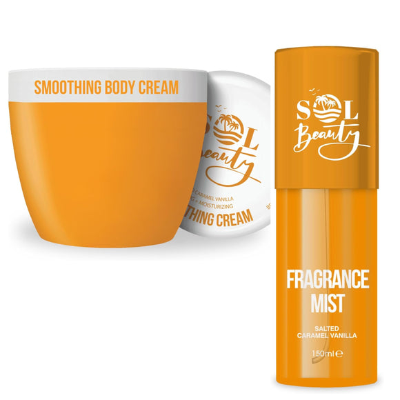 Brazilian Bum Bum Firming Cream & Fragrance Mist Gift Set -  Salted Caramel Vanilla