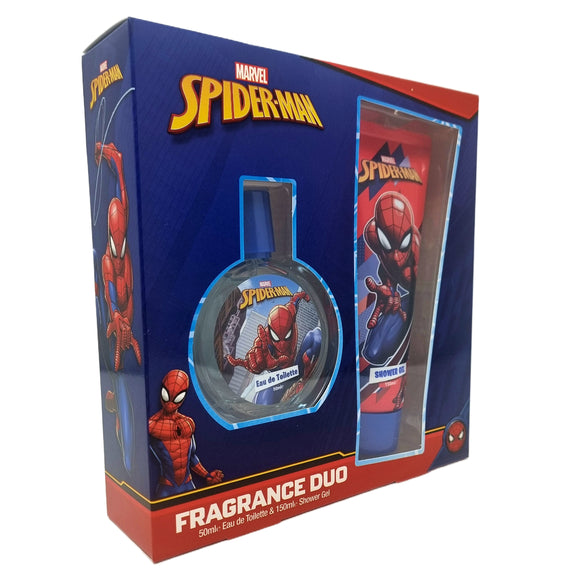 Marvel Spiderman Fragrance Duo Set - 50 Ml Edt & 150 Ml Shower Gel Boxed