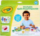 Crayola Spill-Proof Washable Paint Set for Kids 3+ | No-Drip Mess-Free Art Kit with Brush & 20 Activity Pages-1