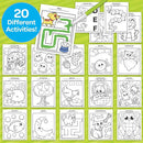 Crayola Spill-Proof Washable Paint Set for Kids 3+ | No-Drip Mess-Free Art Kit with Brush & 20 Activity Pages-5