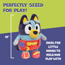 Dress & Play Baby Bluey Plush, Button, Zip, Buckle and Tie, Learn to Dress Dolls for Toddlers Ages 3+, Fine Motor Skills Buckle Toys-5