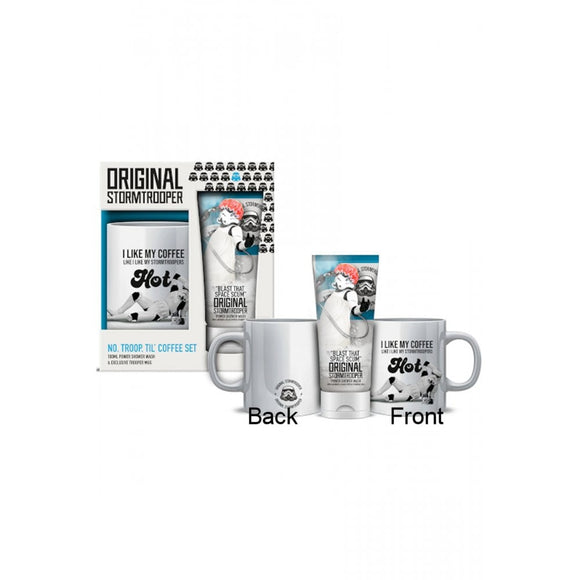 Original Stormtrooper Shower Wash & Mug Gift Set | Star Wars Coffee Mug Set |