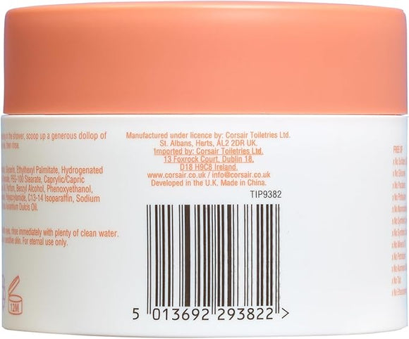 Tipsy Fox Vegan Shower Balm 220ml Gentle Body Cleanser with Coconut Oil