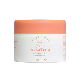 Tipsy Fox Vegan Shower Balm 220ml Gentle Body Cleanser with Coconut Oil